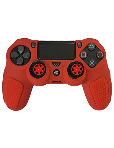روکش دسته PS4 طرح ضد لغزش قرمز - Image 2