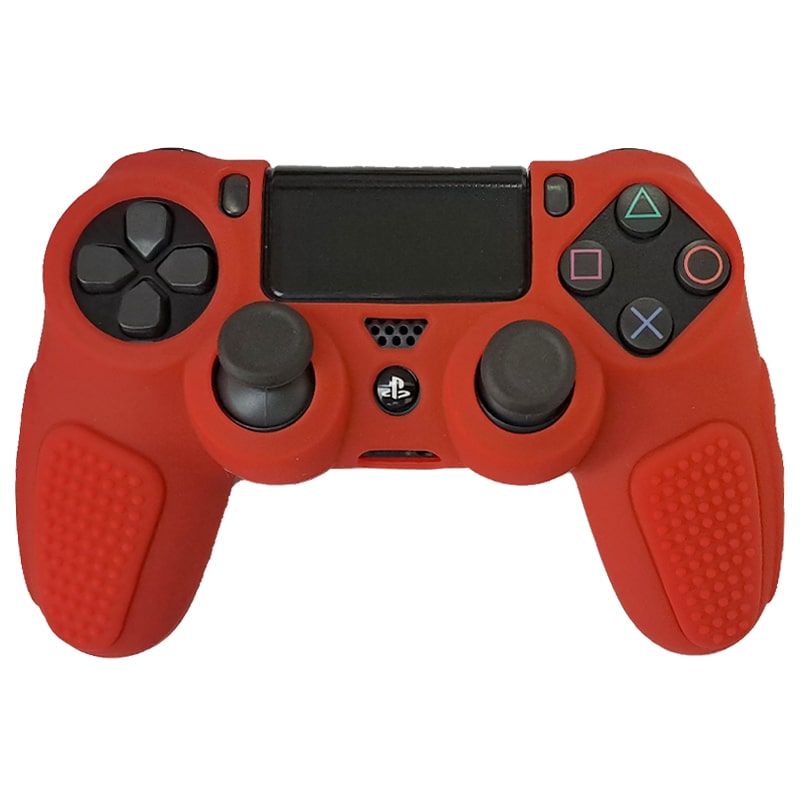 روکش دسته PS4 طرح ضد لغزش قرمز - Image 3