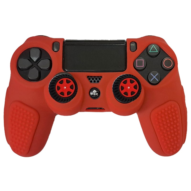 روکش دسته PS4 طرح ضد لغزش قرمز - Image 5