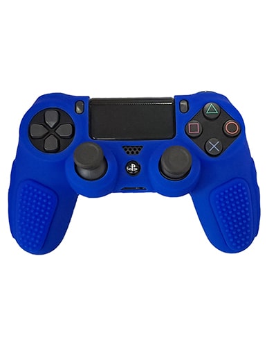 روکش دسته PS4 طرح ضد لغزش آبی کاربنی