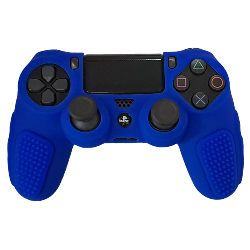 روکش دسته PS4 طرح ضد لغزش آبی کاربنی - Image 3