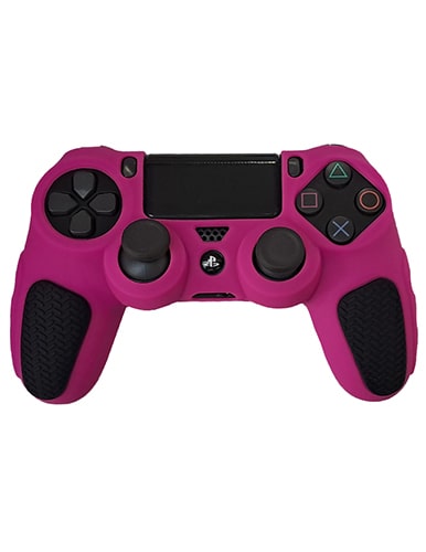 روکش دسته PS4 طرح ضد لغزش صورتی-مشکی