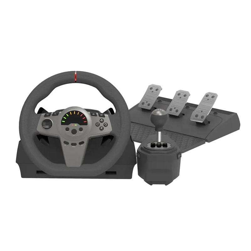 فرمان بازی Racing Steering Wheel 270 مدل HS-GT100V2SL - Image 7