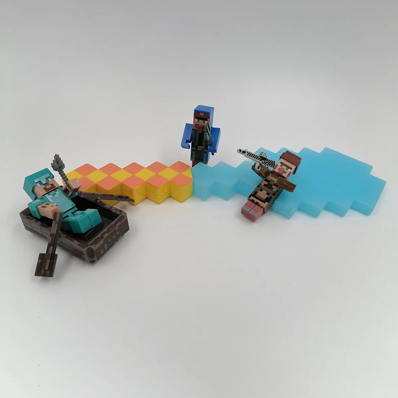 لگو 3 فیگور ماینکرافت با نیزه Village Pillage - Image 5