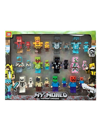 لگو ماینکرافت Minecraft MY WORLD ست 24 عددی