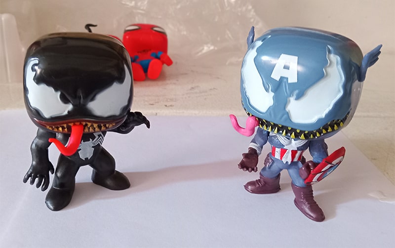 فیگور ونوم سیاه و کاپیتان آمریکا Venom - Image 4