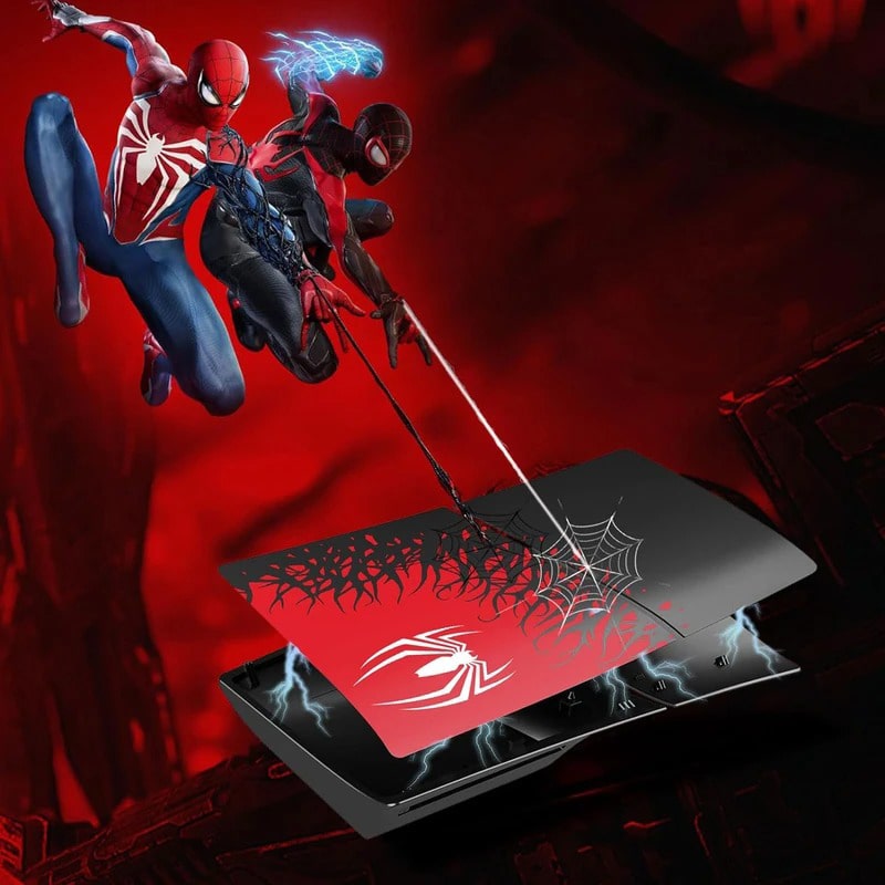 فیس پلیت PS5 اسلیم دیسکخور مدل spider man - Image 5