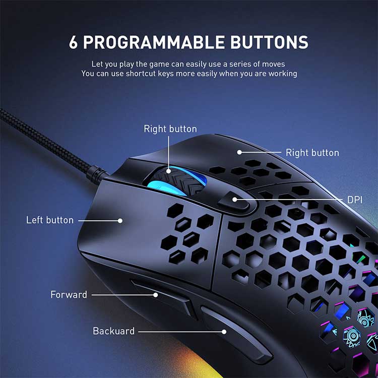 موس گیمینگ اونیکوما Onikuma CW906 - Image 3