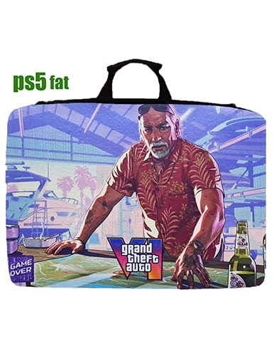 کیف حمل کنسول PS5 فت طرح GTA