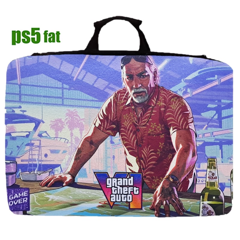 کیف حمل کنسول PS5 فت طرح GTA - Image 4