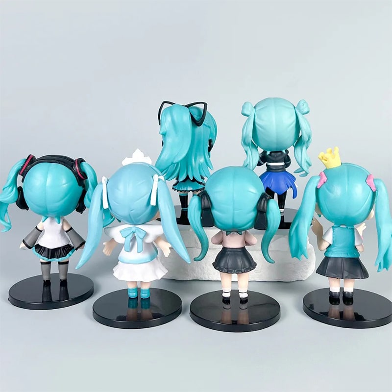 فیگور انیمه هاتسونه میکو Hatsune Miku ست 6 عددی - Image 4