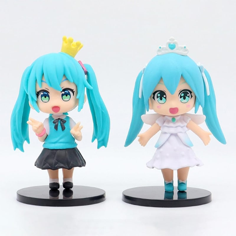فیگور انیمه هاتسونه میکو Hatsune Miku ست 6 عددی - Image 5
