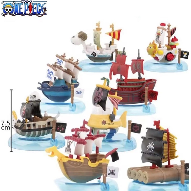 فیگور کشتی های وان پیس Ship One Piece ست 8 عددی - Image 4