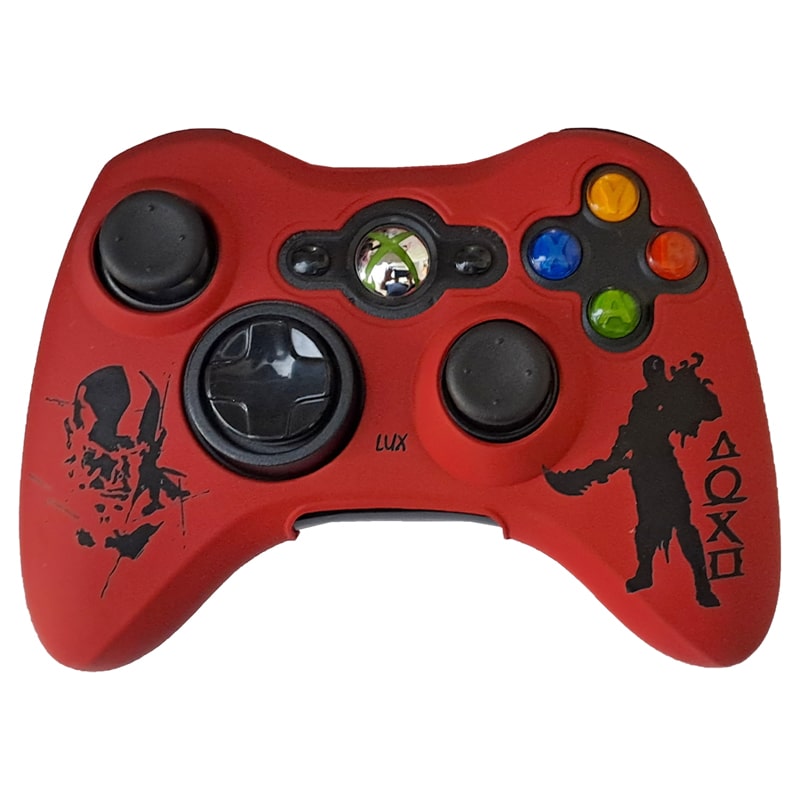 محافظ دسته XBOX 360 طرح GOD OF WAR قرمز - Image 3