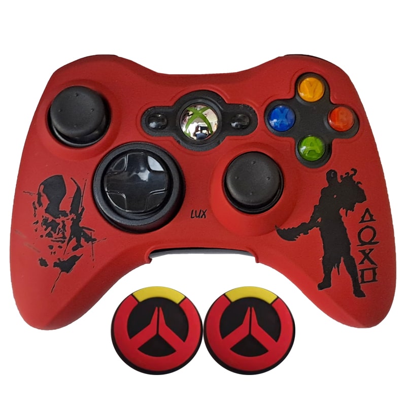 محافظ دسته XBOX 360 طرح GOD OF WAR قرمز - Image 4