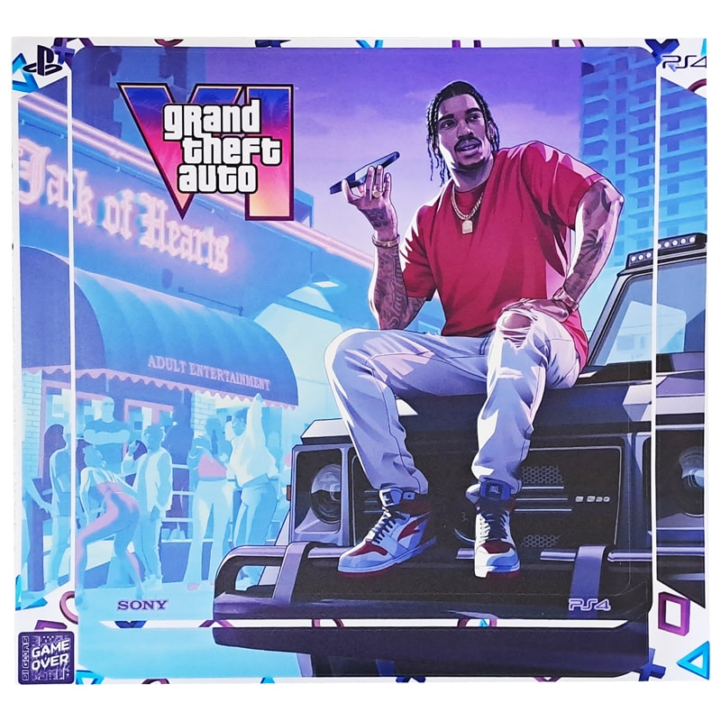 برچسب کنسول PS4 (GO) طرح GTA I جی تی ای - Image 3