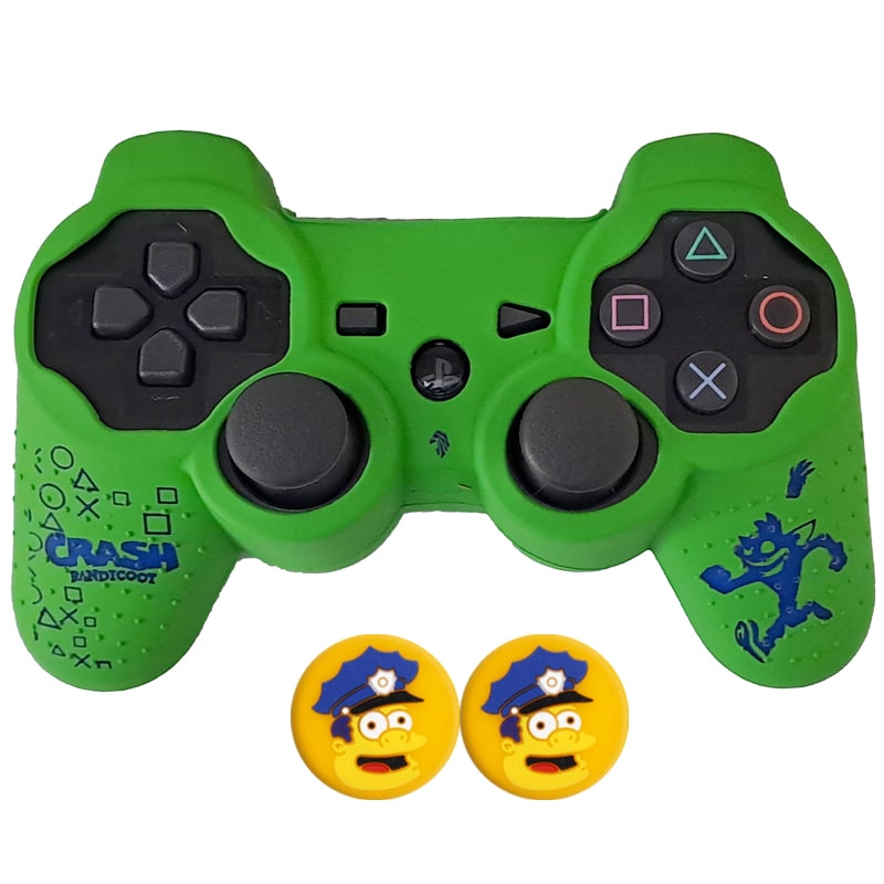 محافظ دسته PS3 طرح CRASH سبز - Image 4