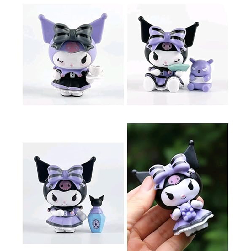فیگور کرومی با کتاب Kuromi پک 6 عددی - Image 4