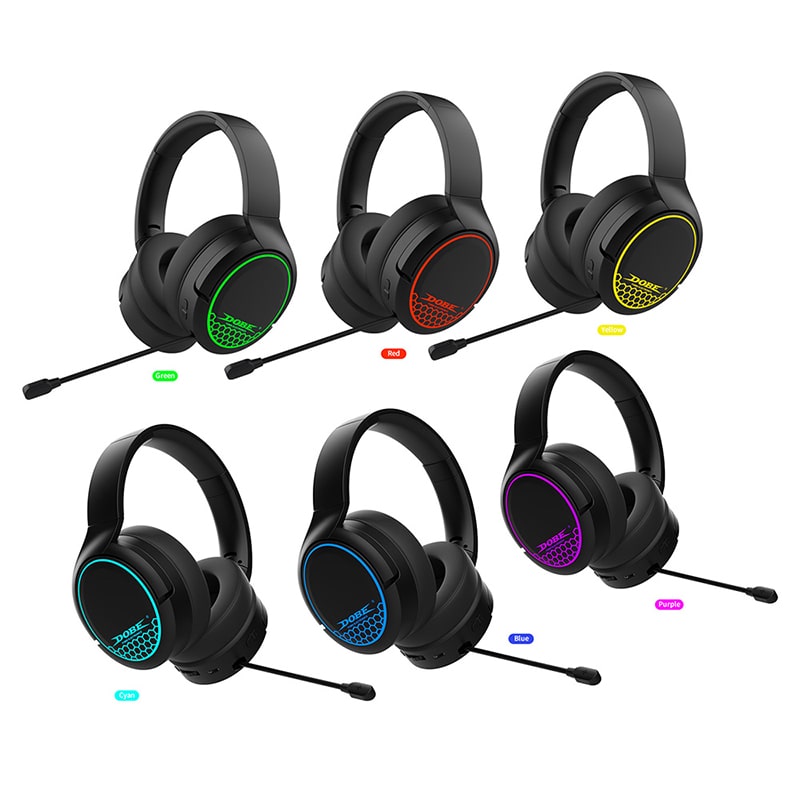 هدست بی سیم گیمینگ دابی مدل Dobe TP5-35110 RGB - Image 3