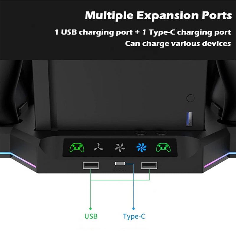فن و پایه چند منظوره X-Series X مدل IPLAY HBX-608 RGB - Image 9