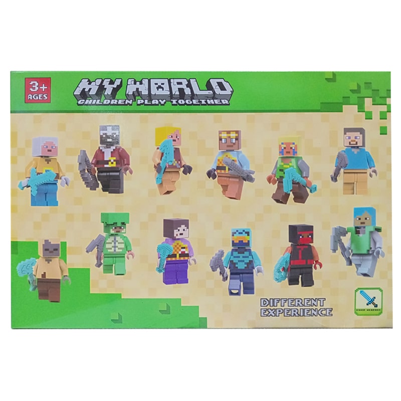 لگو مای ورلد 12 عددی Minecraft کد 33100 - Image 3