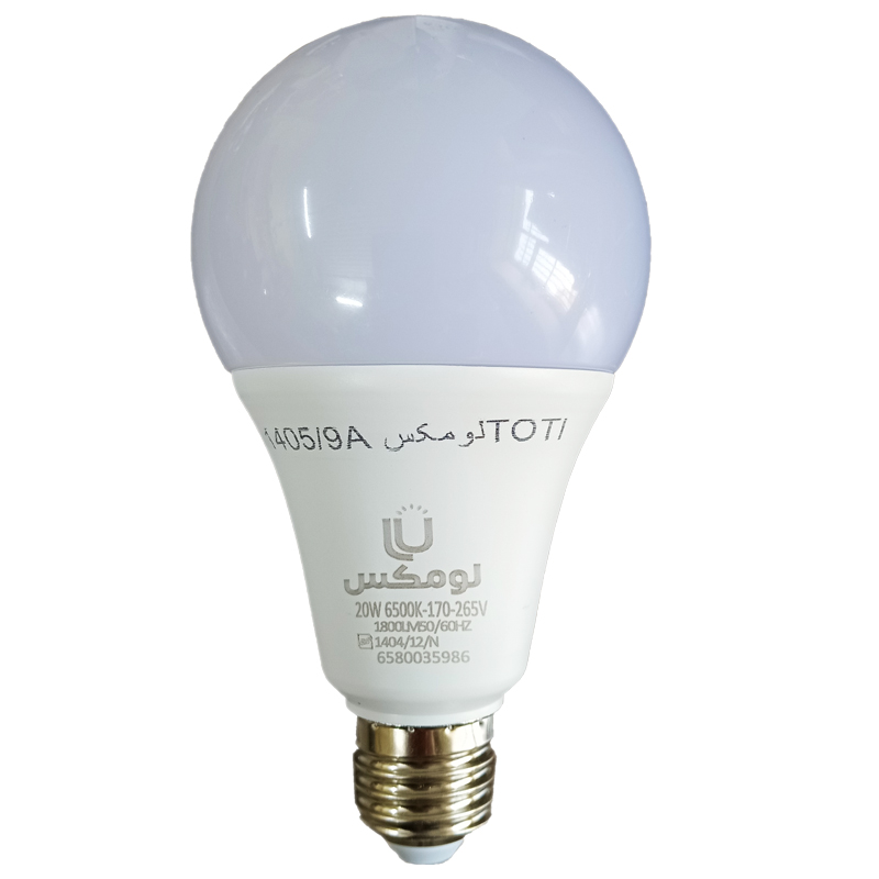 لامپ LED لومکس 20 وات مدل حبابی - Image 2