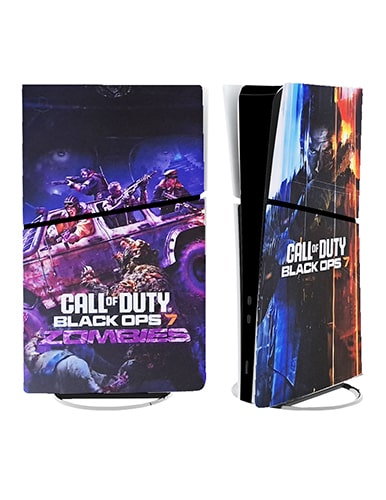 برچسب کنسول PS5 SLIM (GO) طرح COD ZOMBIES