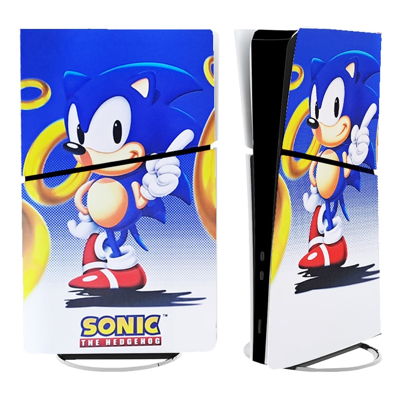 برچسب کنسول PS5 SLIM (GO) طرح سونیک SONIC - Image 2
