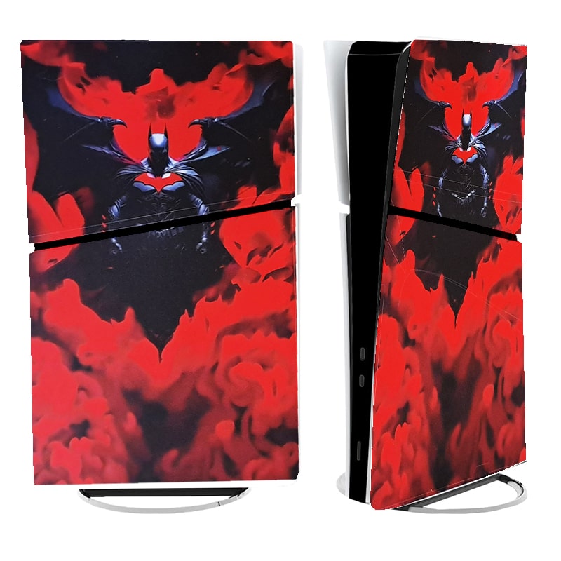 برچسب کنسول PS5 SLIM (GO) طرح بتمن BATMAN - Image 2