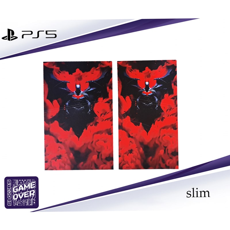 برچسب کنسول PS5 SLIM (GO) طرح بتمن BATMAN - Image 3