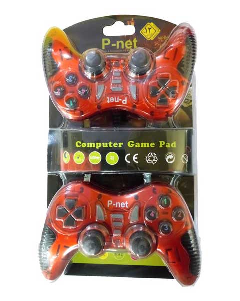 دسته بازی دوبل شکدار P-NET G.P.X9 RED - Image 2