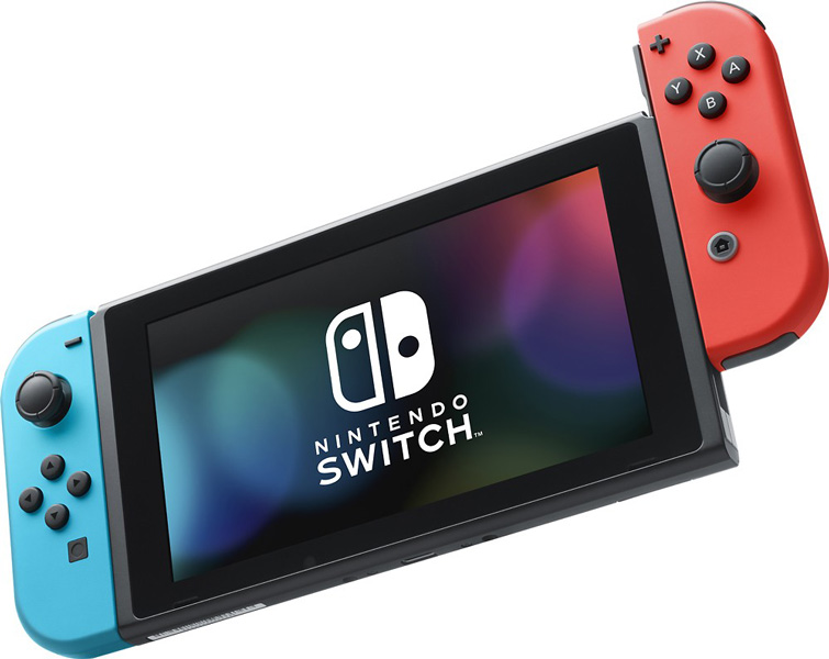 کنسول بازی نینتندو سوییچ آبی قرمز سری جدید مدل Neon Blue and Red Joy Con - Image 4