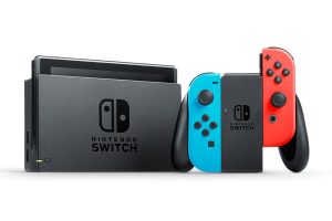 کنسول بازی نینتندو سوییچ آبی قرمز سری جدید مدل Neon Blue and Red Joy Con