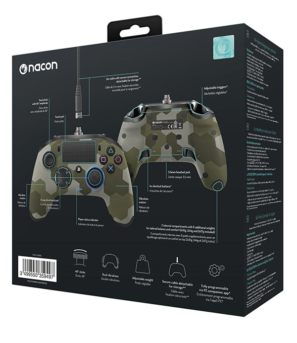 خرید دسته بازی PS4 ناکن پرو مدل Green War - Image 2