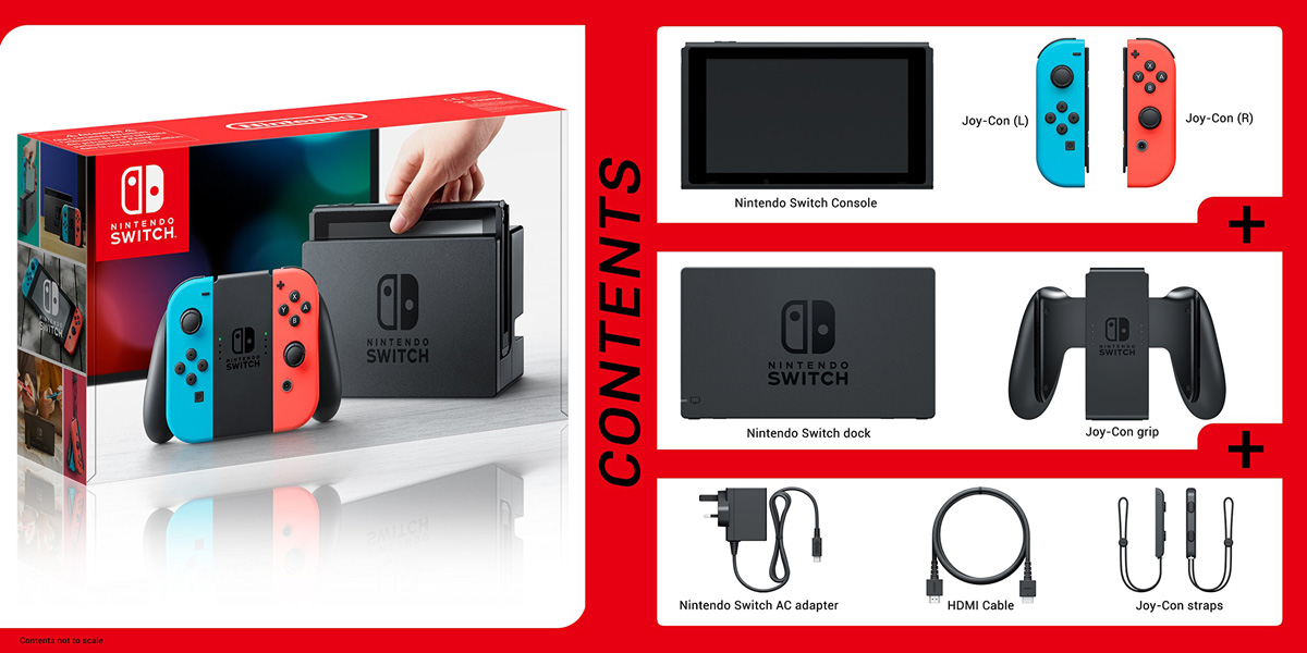 کنسول بازی نینتندو سوییچ آبی قرمز سری جدید مدل Neon Blue and Red Joy Con - Image 3