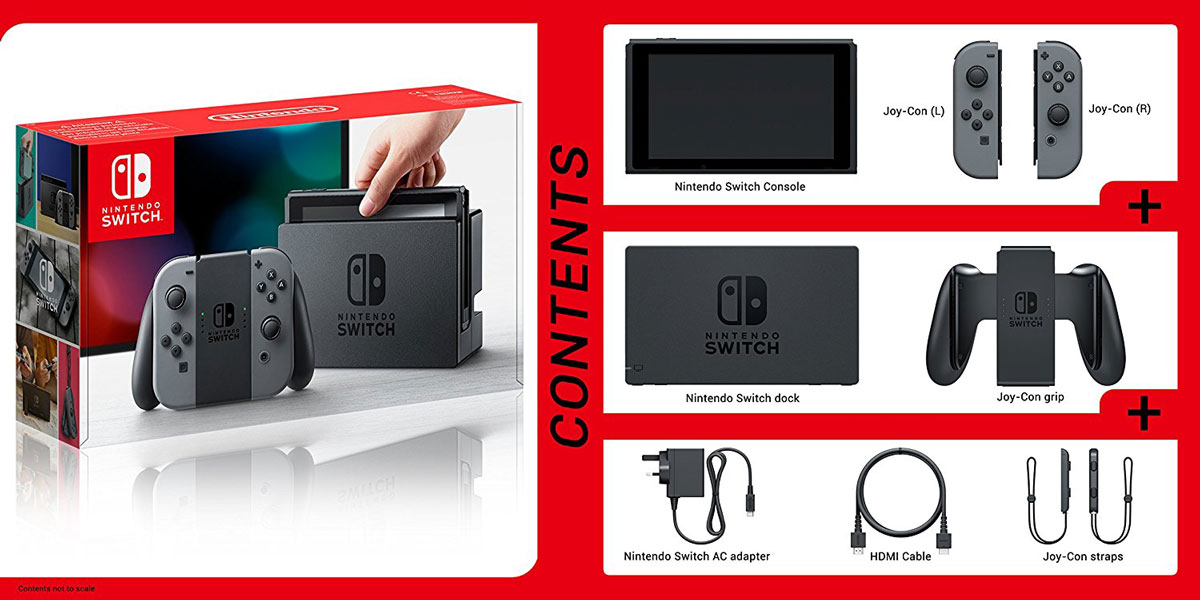 کنسول بازی نینتندو سوییچ سری جدید مدل Gray Joy Con Consoles - Image 3