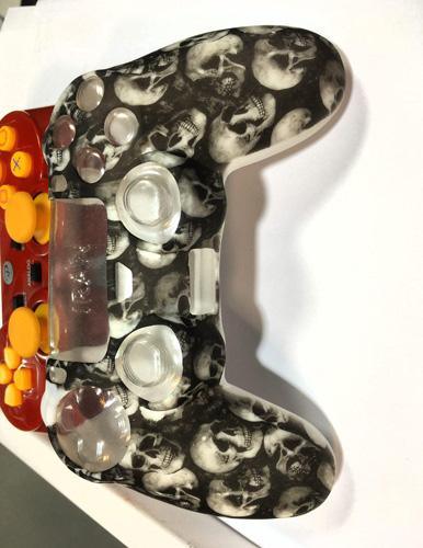 روکش دسته PS4 طرح جمجمه سفید کاور آنالوگ - Image 2
