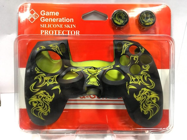 روکش محافظ دسته پلی استیشن 4 yellow dragon Silicone Cover - Image 3