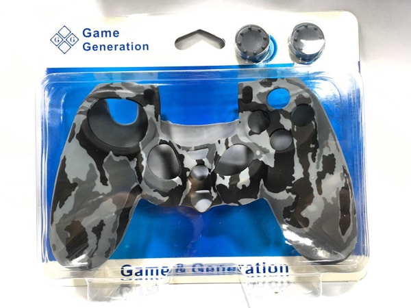 روکش محافظ دسته پلی استیشن 4 طرح ارتشی 4 طوسی Gray War Silicone Cover - Image 2