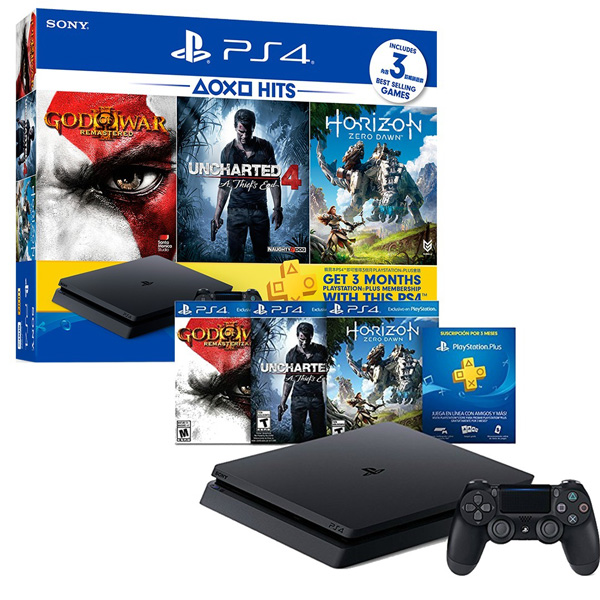 پلی استیشن ۴ اسلیم ۵۰۰ گیگ ریجن ۲ باندل BUNDLE 3Games - Image 2