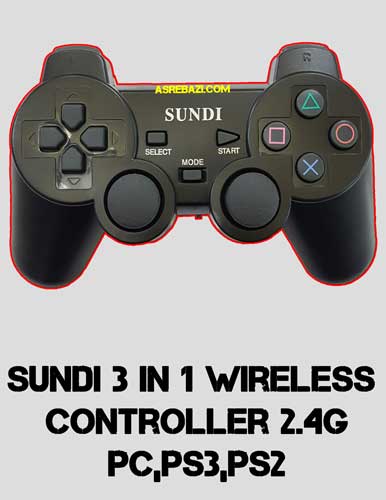 دسته بازی ساندی مدل Sundi Wireless 3in1