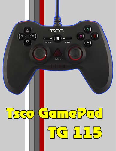 دسته بازی سیم دار تسکو مدل TG-115 TSCO