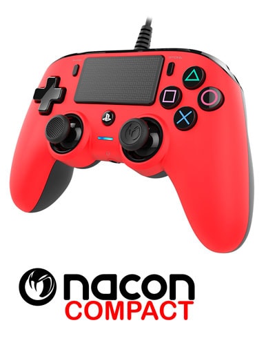 گیم پد حرفه ای پلی استیشن 4 قرمز WIRED COMPACT CONTROLLER