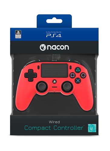 گیم پد حرفه ای پلی استیشن 4 قرمز WIRED COMPACT CONTROLLER - Image 2