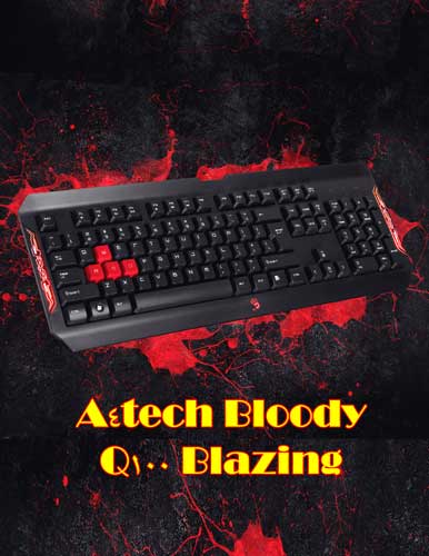 کیبورد گیمینگ A4tech Bloody Q100 Blazing