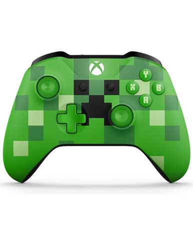 دسته بازی ایکس باکس وان مدل Minecraft Creeper