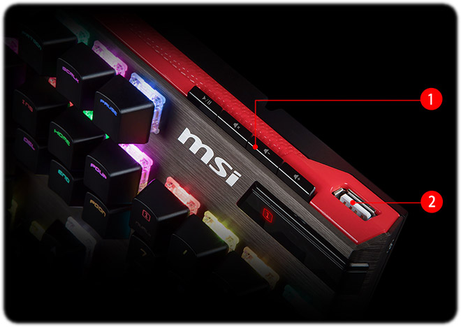 خرید کیبورد گیمینگ MSI VIGOR GK80 - Image 11