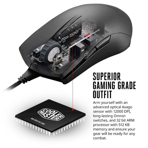 موس گیمینگ کولر مستر MasterMouse Pro L - Image 6
