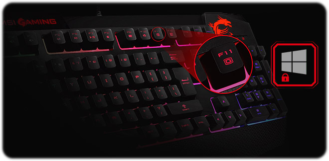 خرید کیبورد گیمینگ MSI VIGOR GK40 - Image 9