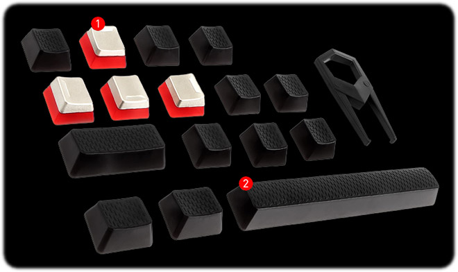 خرید کیبورد گیمینگ MSI VIGOR GK80 - Image 10